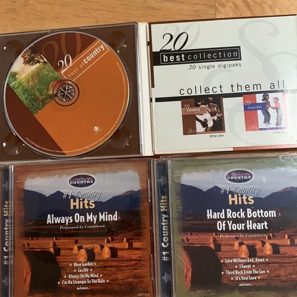 County Collection 4 CD set, best of country, #1 Hits Always on my mind, & more - Picture 3 of 16